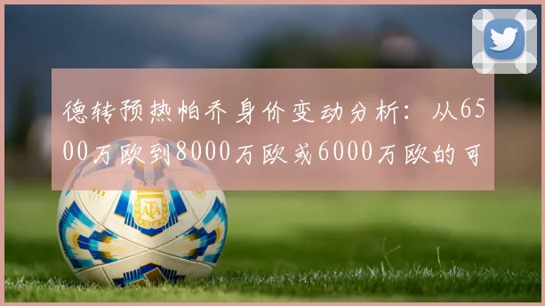 德转预热帕乔身价变动分析：从6500万欧到8000万欧或6000万欧的可能性探讨